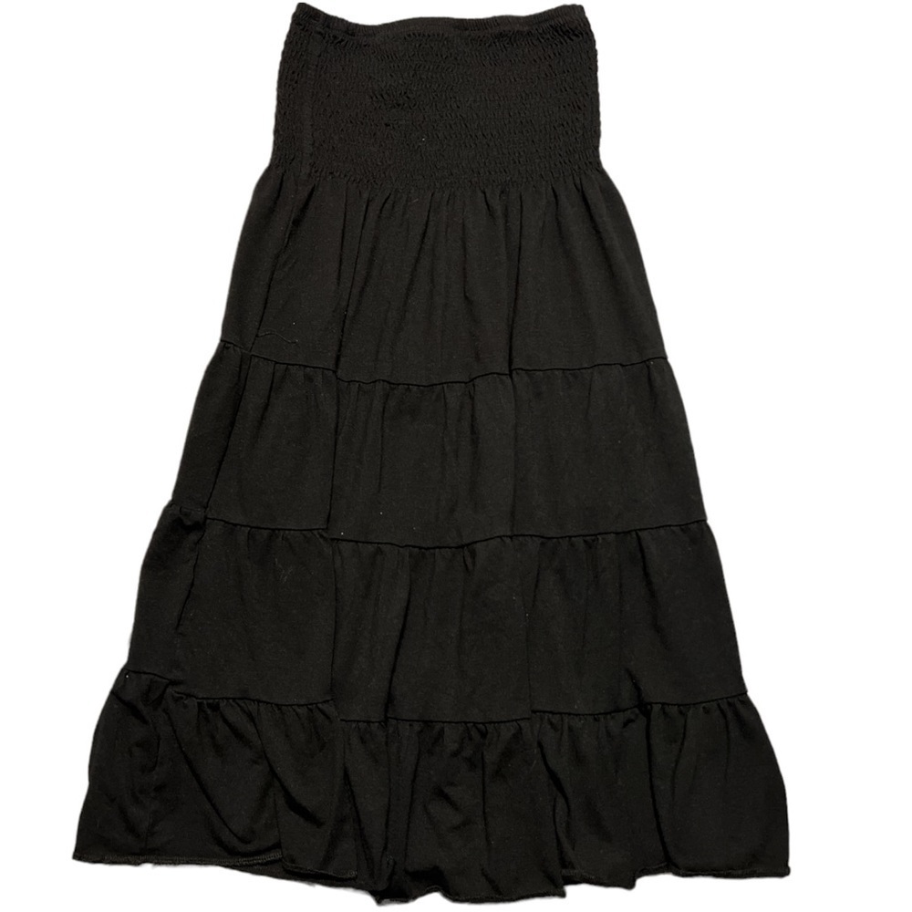 Black tube top short dress. Medium - Picture 2 of 2